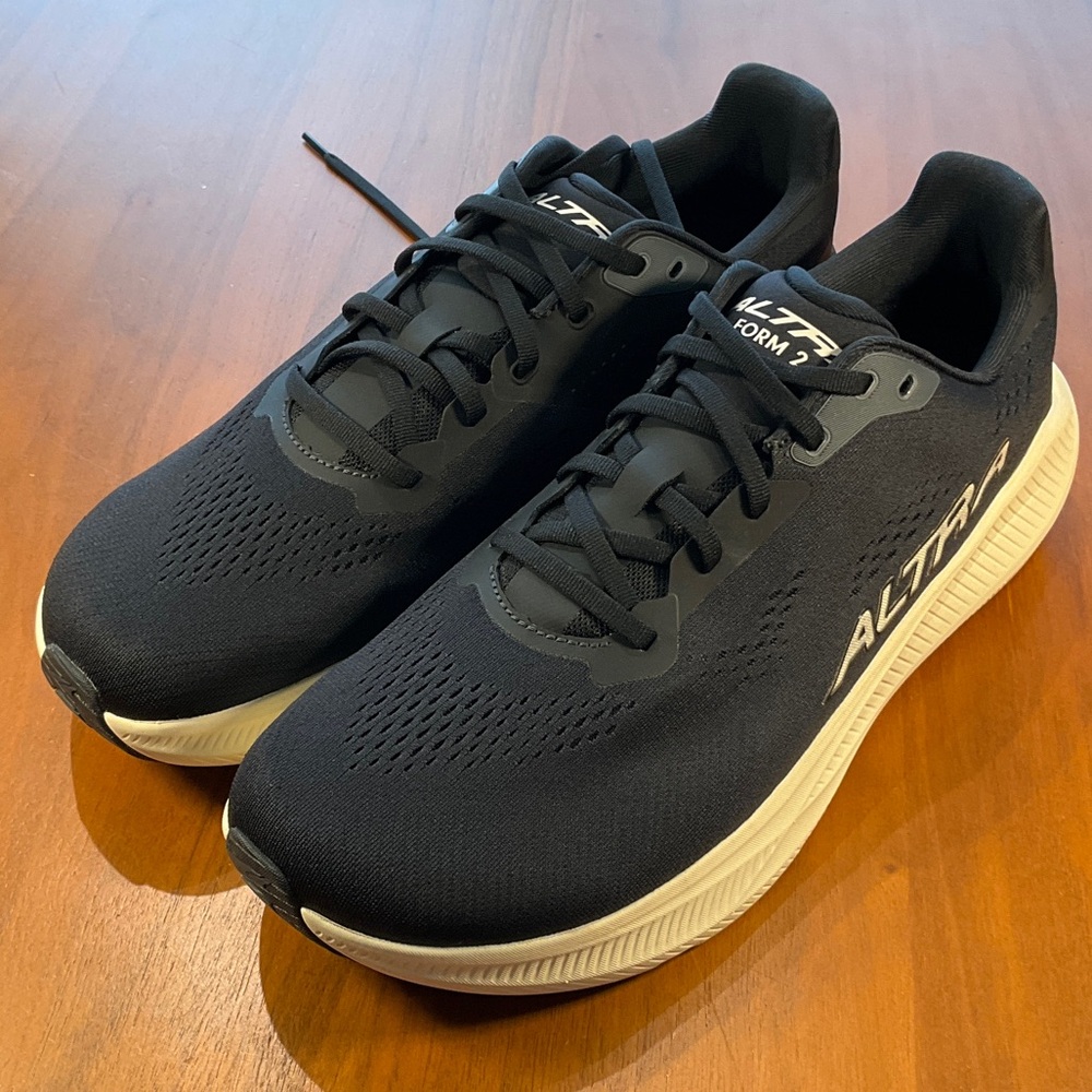 Altra Form 2 Black and White Athletic Shoes